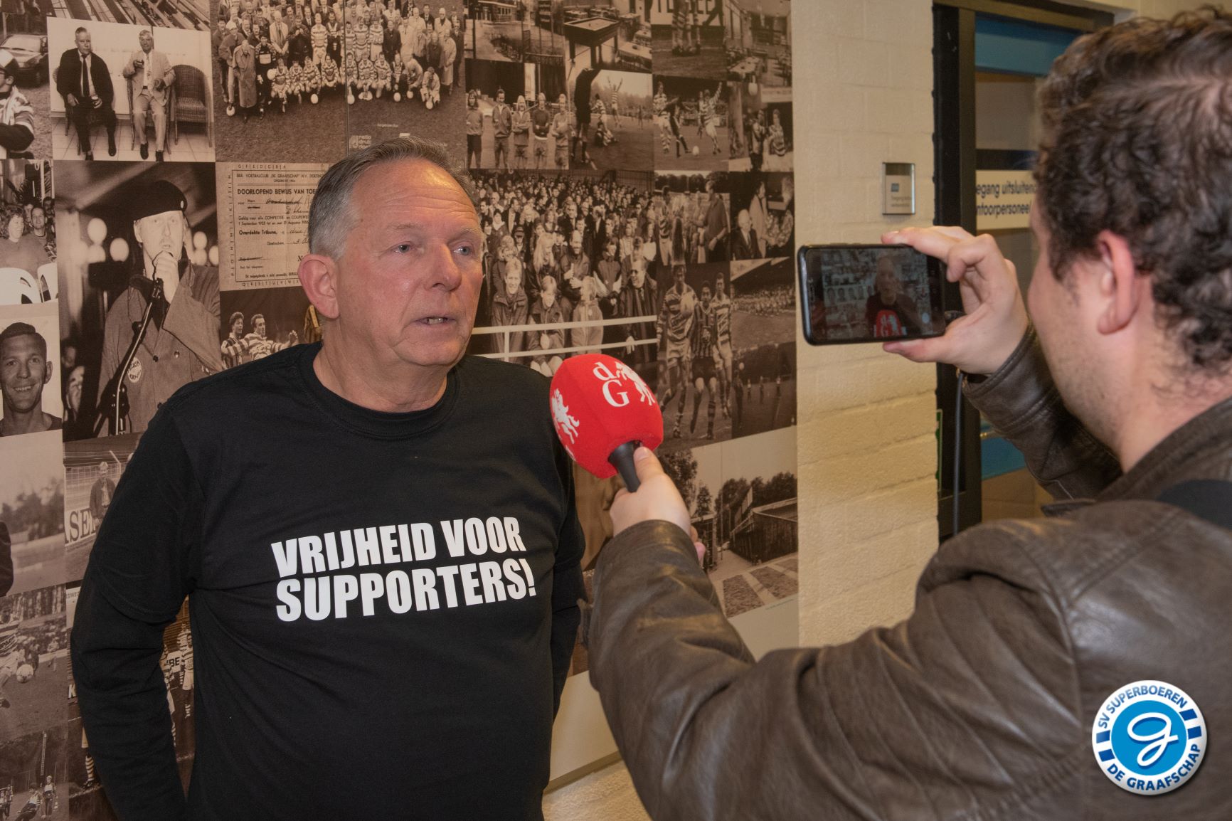 Shirt Vrijheid voor supporters